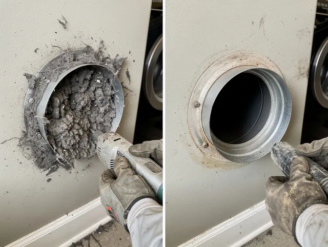 Professional clogged vent cleaning by Redlands Dryer Vent Cleaning in Redlands