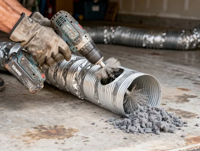 Professional duct cleaning by Redlands Dryer Vent Cleaning in Redlands