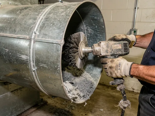 Industrial-grade dryer vent cleaning by Redlands Dryer Vent Cleaning in Redlands